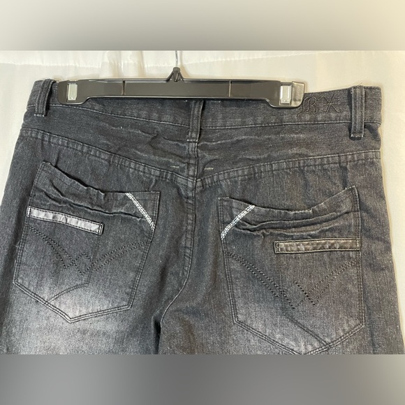 Brooklyn Xpress Jeans Men's 36x29 Black Baggy Loose Fit Y2K 90s Style Grunge - Picture 6 of 12